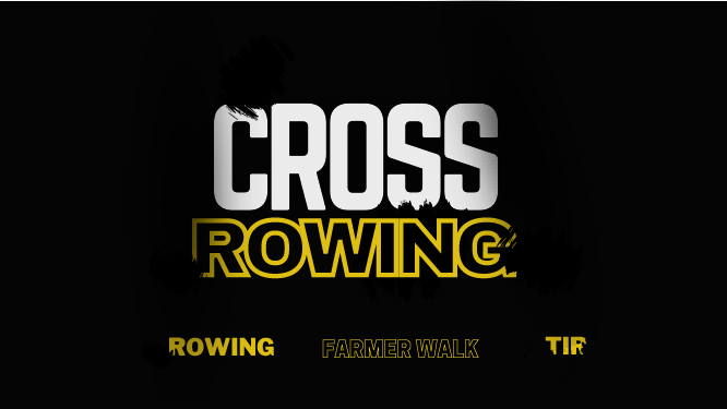 cross rowing